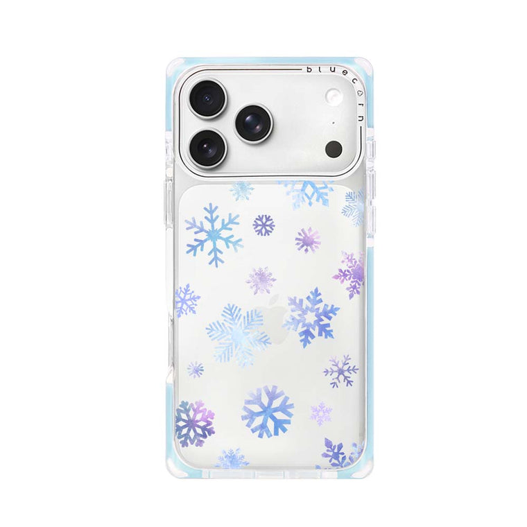 Blue Purple Snowflakes