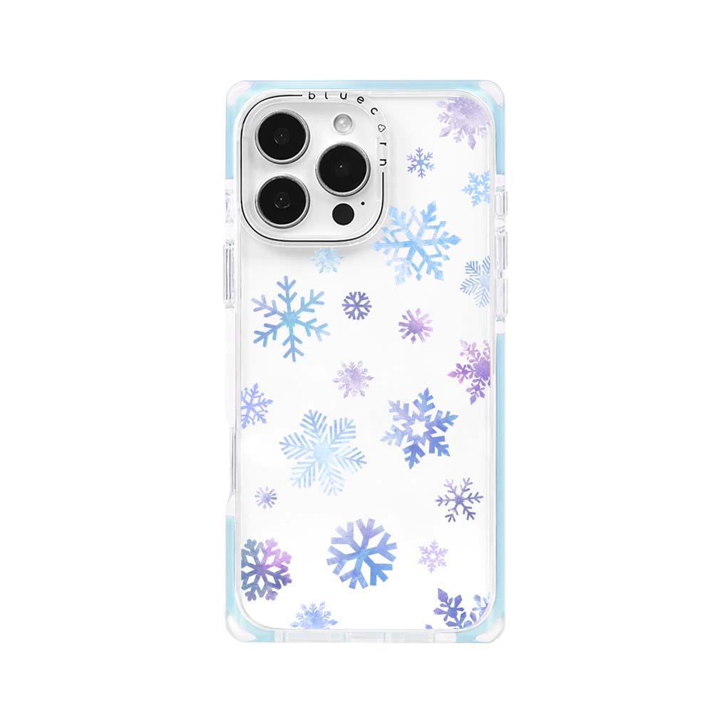 Blue Purple Snowflakes