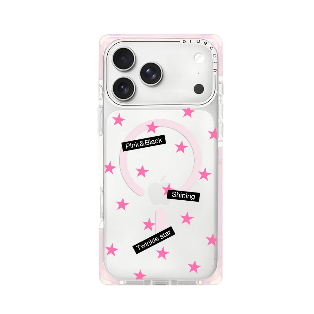 Black & Pink Stars - 草莓布丁 - Magnetic