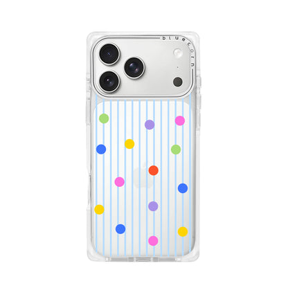 Colorful Polka Dot Stripes - 牛奶布丁 - Non-Magnetic