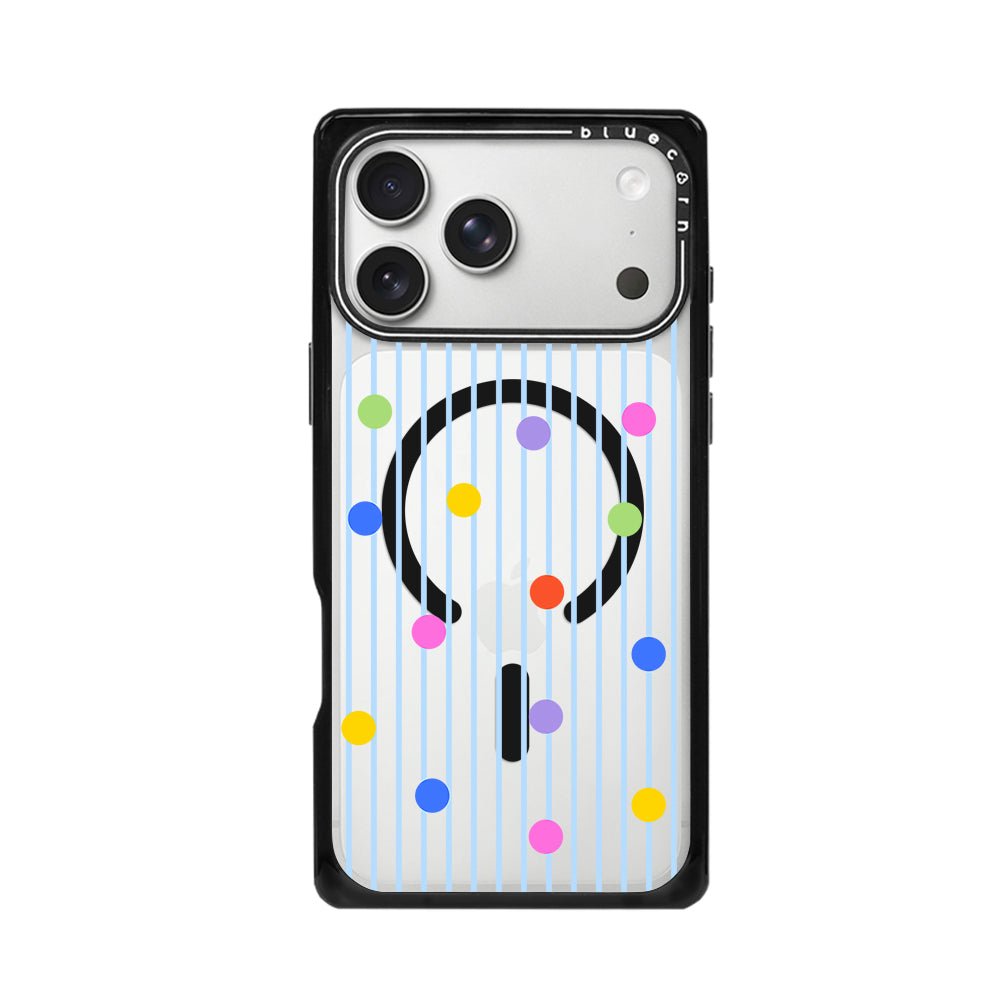 Colorful Polka Dot Stripes - 黑糖布丁 - Magnetic