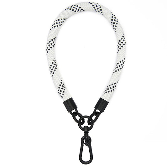 White And Black Climbing Rope Phone Strap