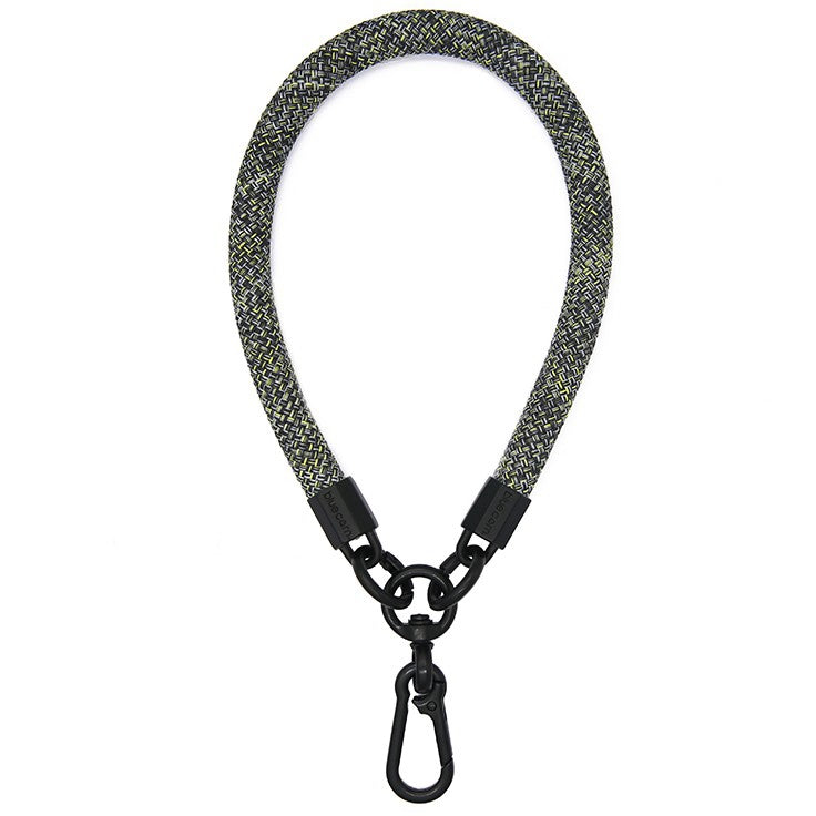 Green And Balck Grain Climbing Rope Phone Strap