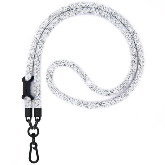 White Grain Crossbody Phone Climbing Rope with Card