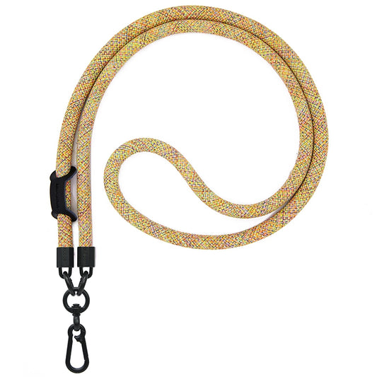 Yellow Grain Crossbody Phone Climbing Rope with Card