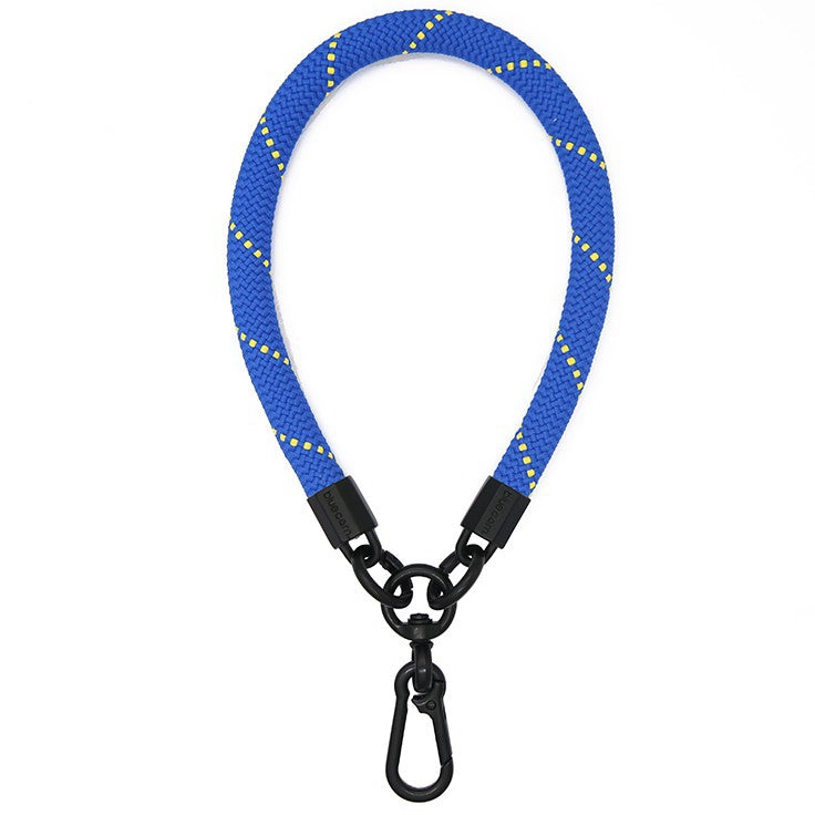 Blue And Yellow Climbing Rope Phone Strap